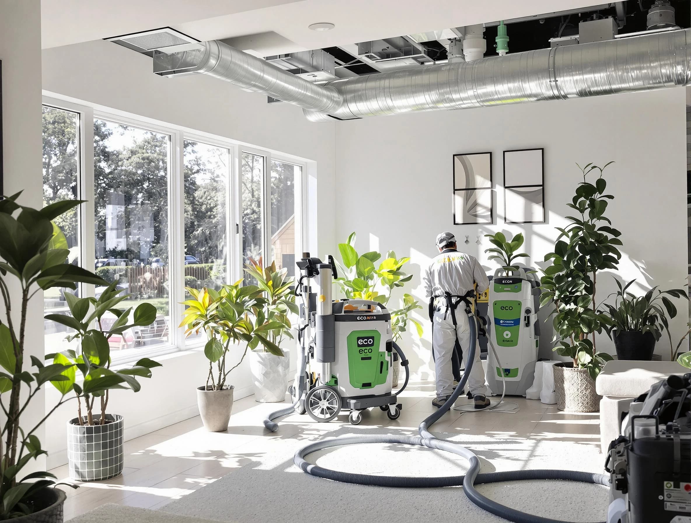 Environmentally-friendly duct cleaning by Santa Ana Air Duct Cleaning in Santa Ana