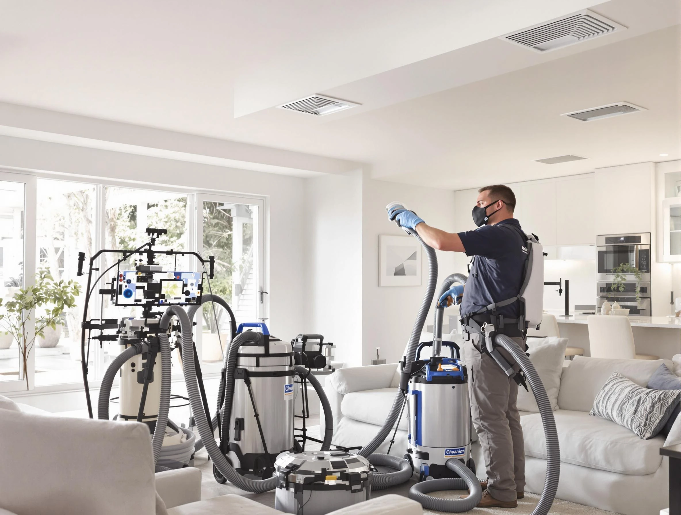 Professional AC duct cleaning by Santa Ana Air Duct Cleaning in Santa Ana