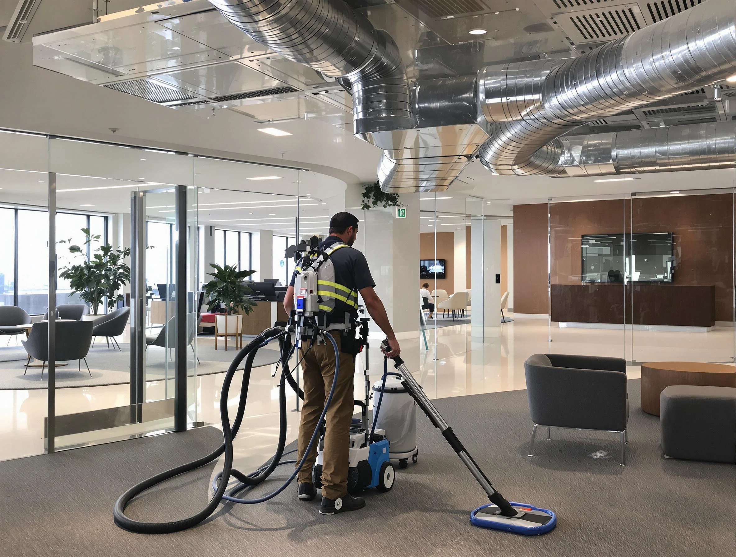 Commercial duct cleaning service by Santa Ana Air Duct Cleaning in Santa Ana