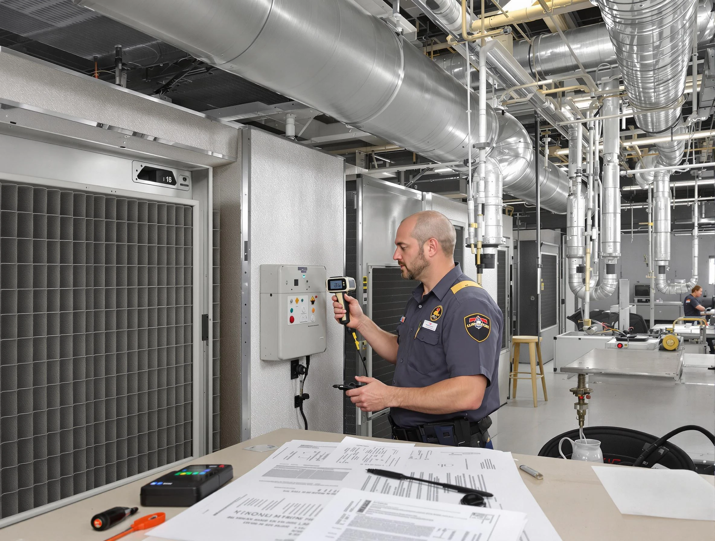 Professional filter system inspection by Santa Ana Air Duct Cleaning in Santa Ana