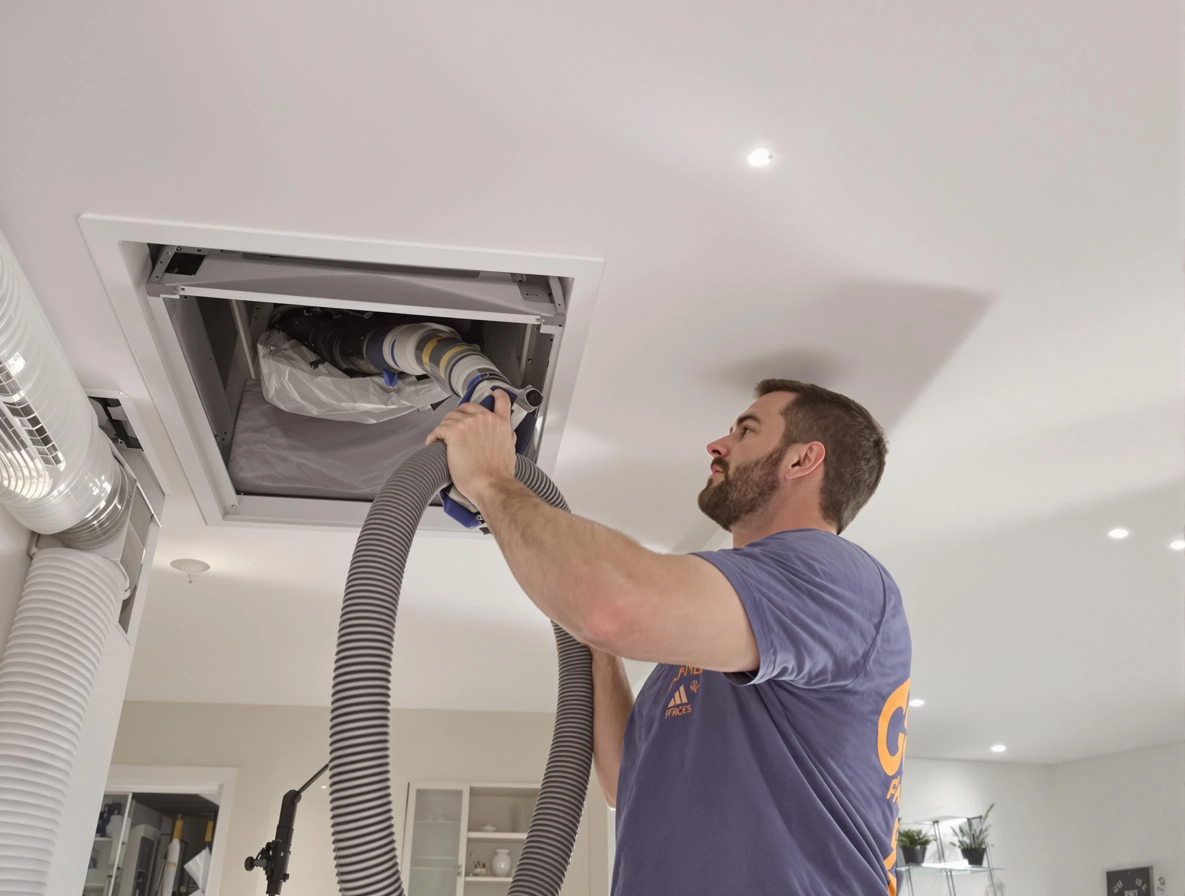 Precision indoor duct cleaning by Santa Ana Air Duct Cleaning in Santa Ana